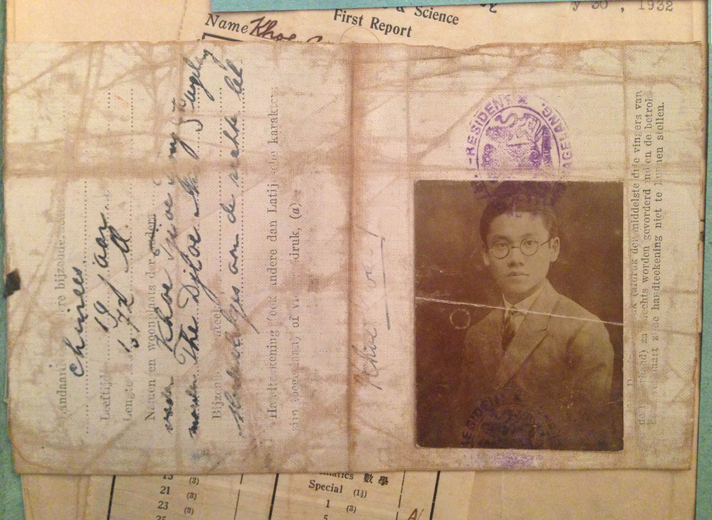 A document from May-Li’s parents’ collection. 